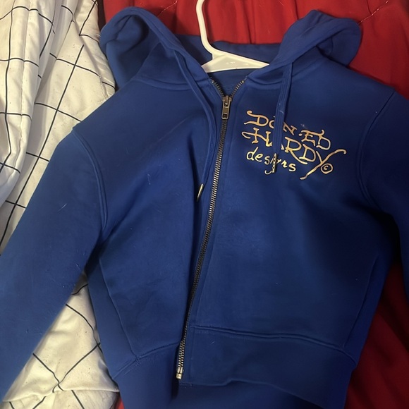 ed hardy jacket never worn size small - Picture 2 of 4